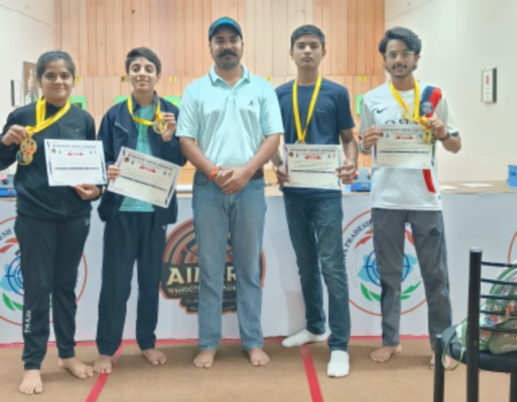 खेल सरोकार : एमर्स शूटिंग एकेडमी रतलाम के शूटरों ने जीते 6 स्वर्ण पदक