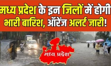 बारिश अलर्ट : रतलाम, उज्जैन, नीमच, मंदसौर, भोपाल, ग्वालियर सहित अन्य जिलों में भारी बारिश का अलर्ट, तीन टर्फ का असर