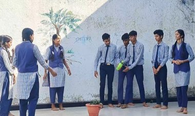 सामाजिक सरोकार : लघु नाटिका "एक पहल" के माध्यम से विद्यार्थियों ने दिया स्वच्छता का संदेश 