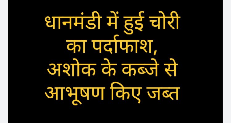 चोरी का पर्दाफाश : दो नाबालिग के सहयोग से बालिग ने किया था ब्राह्मण के वास में नगदी व आभूषणों पर हाथ साफ
