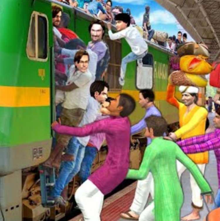 ... ये कैसी ट्रेन जो करवाती मैराथन