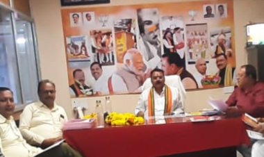 भाजपा ने विशेष गहन पुनरीक्षण और राष्ट्रगीत कार्यक्रम की बनाई टोलियां