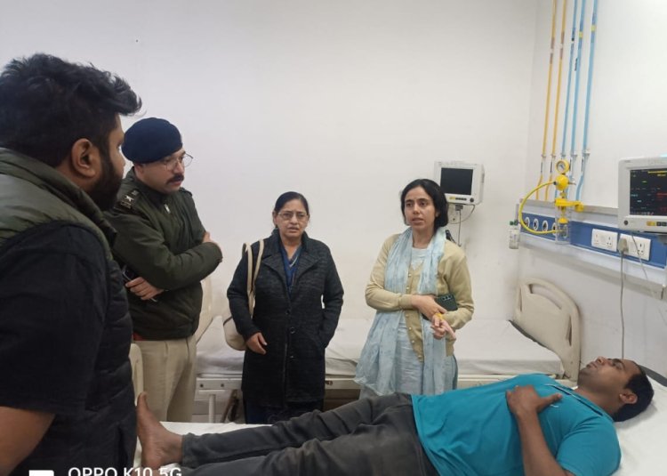 फैक्ट्री में गैस रिसाव से तीन कर्मचारी प्रभावित, अस्पताल में भर्ती