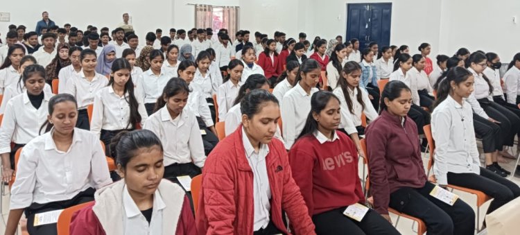 शिक्षा सरोकार : विद्यार्थियों ने सीखी मानसिक शांति की कला