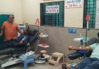 सामाजिक सरोकार : राष्ट्रीय स्वयंसेवक संघ के स्वयंसेवकों ने किया रक्तदान