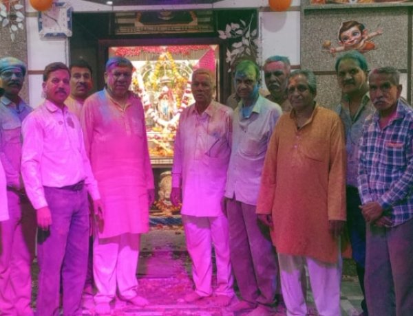 धर्म संस्कृति : श्री चारभुजा नाथ मंदिर पर राजपूत समाज ने मनाया फाग उत्सव