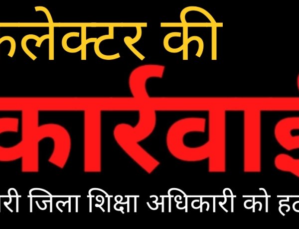 कलेक्टर की कार्रवाई :  प्रभारी जिला शिक्षा अधिकारी अनीता सागर को हटाया