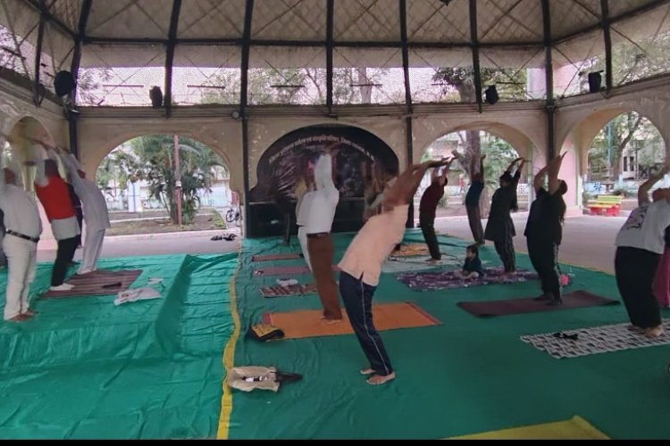 सेहत सरोकार : गुलाब चक्कर में 11 दिवसीय योग शिविर शुरू