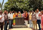 पं.उपाध्याय और डॉ. मुखर्जी की प्रतिमा पर माल्यार्पण किया नवनियुक्त आरडीए उपाध्यक्ष सोनी ने