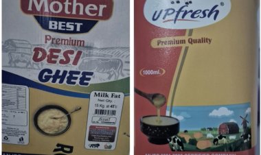 जांच रिपोर्ट : देसी घी की जांच की कसौटी पर फेल हो गए मदर बेस्ट घी और यूपी फ्रेश घी