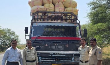 परिवहन विभाग उतरा सड़क पर :  ओव्हरलोड वाहनों पर की चालानी कार्रवाई 