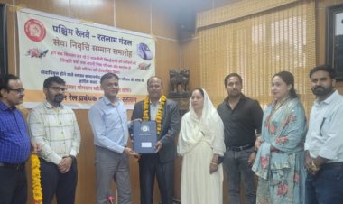 सेवानिवृत्ति पर सम्मानित हुए शेख इरफान अहमद