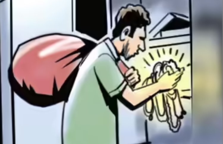 पोटली में बांधकर रखे गए 20 लाख के सोने आभूषण चोरी, घर में चल रहा था सुतारी काम