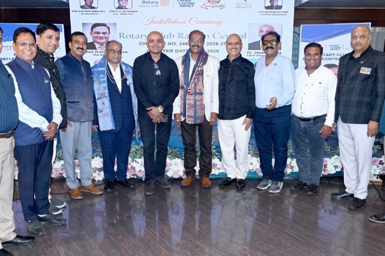 "मेरी रोटरी, मेरा अभिमान" के ध्येय वाक्य के साथ नई टीम ने संभाली कमान