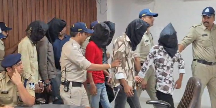 पुलिस चेकिंग :  रतलाम के रोहित, वरुण, अबरार, दीपेश, जितेंद्र के कब्जे से मिले पिस्तौल और कारतूस 