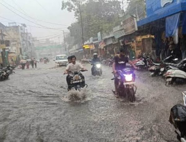 रतलाम जिले में मानसून : सोमवार को शहर में बरसात 2 इंच से अधिक पानी