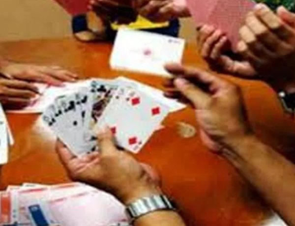 मकान पर दबीश, 7 जुआरी पुलिस की गिरफ्त में