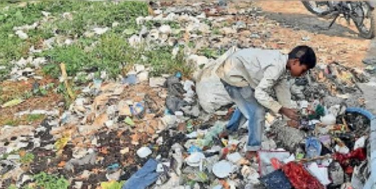 साहित्य रचना : कूड़े का ढेर