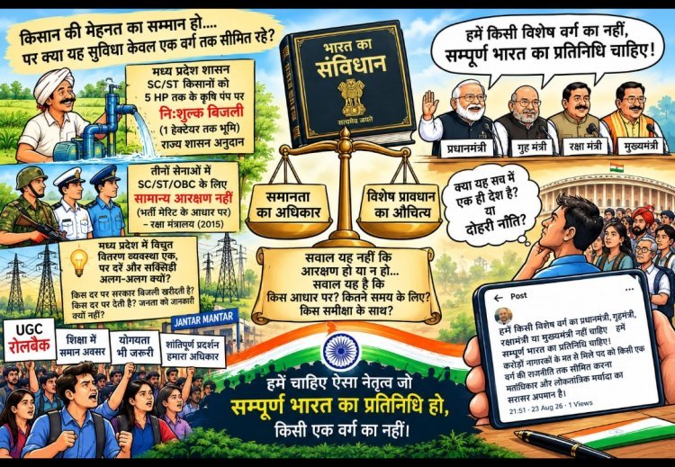 विचार सरोकार : समानता के संविधान में असमान कसौटियाँ क्यों?