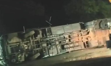 सड़क हादसा : रतलाम के पास आधी रात को मच गई चीख पुकार