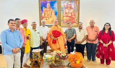 धर्म संस्कृति :  "श्रीराम कथा" के पोस्टर एवं निमंत्रण पत्र का हुआ विमोचन