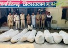 रतलाम पुलिस की बड़ी कार्रवाई: शिवगढ़ थाना क्षेत्र में खेत पर दबिश