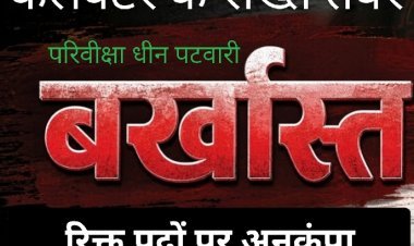 प्रशासनिक कसावट: कलेक्टर के तीखे तेवर, काम में ढिलाई पर परिवीक्षाधीन पटवारी रजनीश बर्खास्त