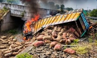 ​दिल्ली-मुंबई 8-लाइन एक्सप्रेसवे पर बड़ा हादसा