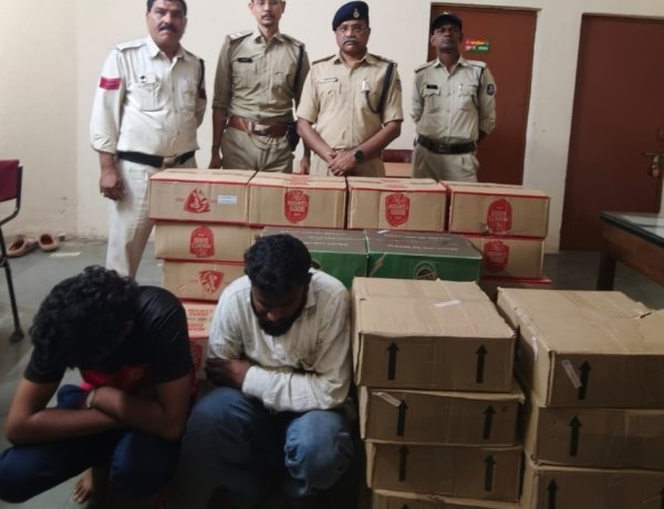 डेलनपुर टोल टैक्स पर आबकारी विभाग का शिकंजा, पकड़ी 11.45 लाख रुपये की अवैध शराब