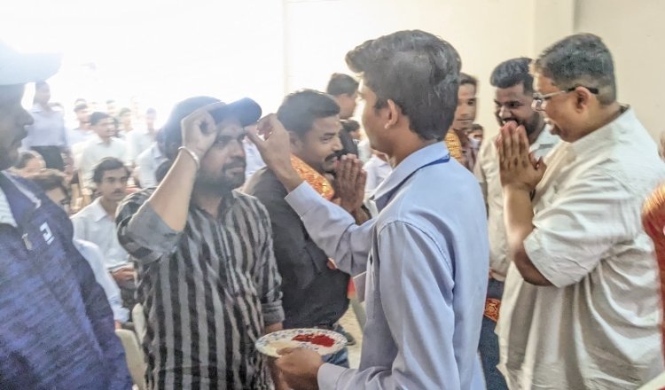 सामाजिक सरोकार : श्री साईं इंस्टीट्यूट ऑफ टेक्नोलॉजी कॉलेज में सफाई मित्रों का किया सम्मान