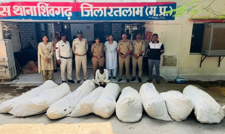 रतलाम पुलिस की बड़ी कार्रवाई: शिवगढ़ थाना क्षेत्र में खेत पर दबिश
