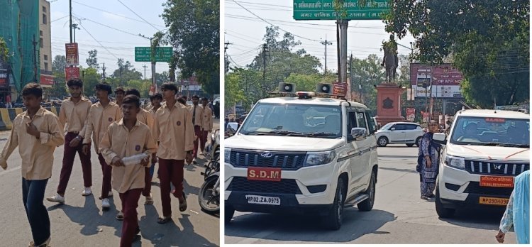 एकलव्य के 'एकलव्य': 20 किमी का पैदल सफर, टूटी उम्मीदें और गूंजता सवाल— "साहब, हमें पढ़ाएगा कौन?"